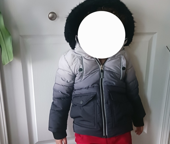 Member's Mark • Toddler Boy's Wind Resistant Faux-Fur Hood Puffer Jacket Coat - Picture 13 of 16